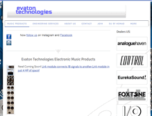 Tablet Screenshot of evatontechnologies.com